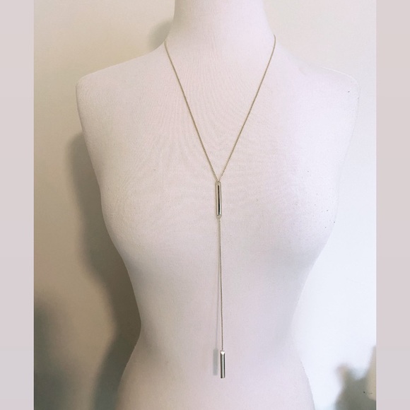 Kendra Scott- Shelton Silver Chain Necklace - Picture 1 of 5